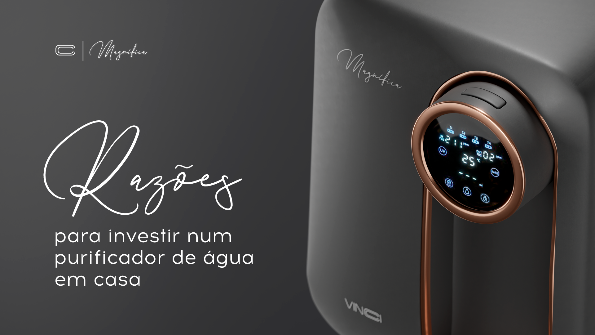 5 razões para investir num purificador de água em casa