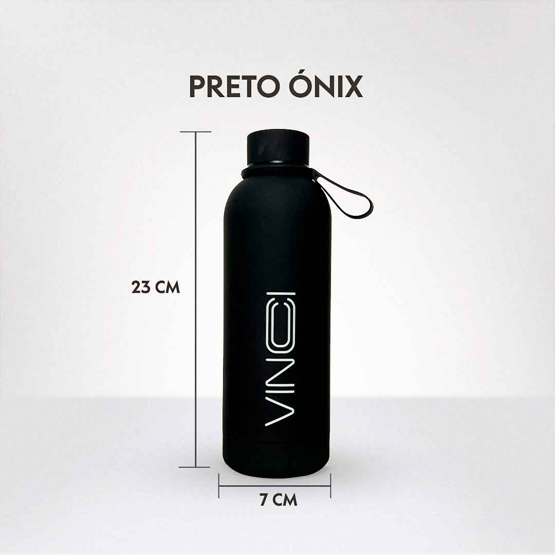 Garrafas Térmicas Preto Ónix 500ml