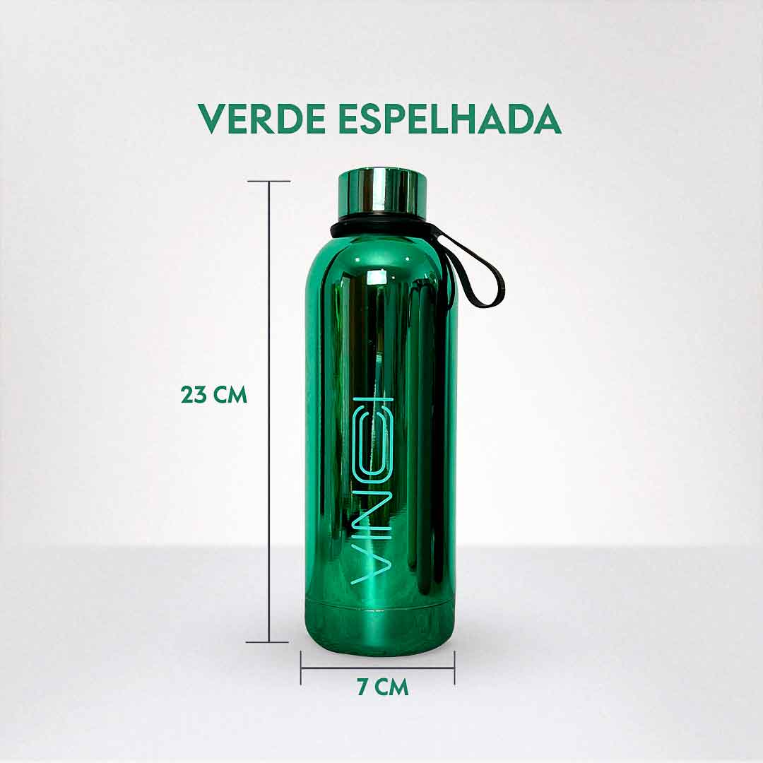 Garrafas Térmica Verde Espacial 500ml